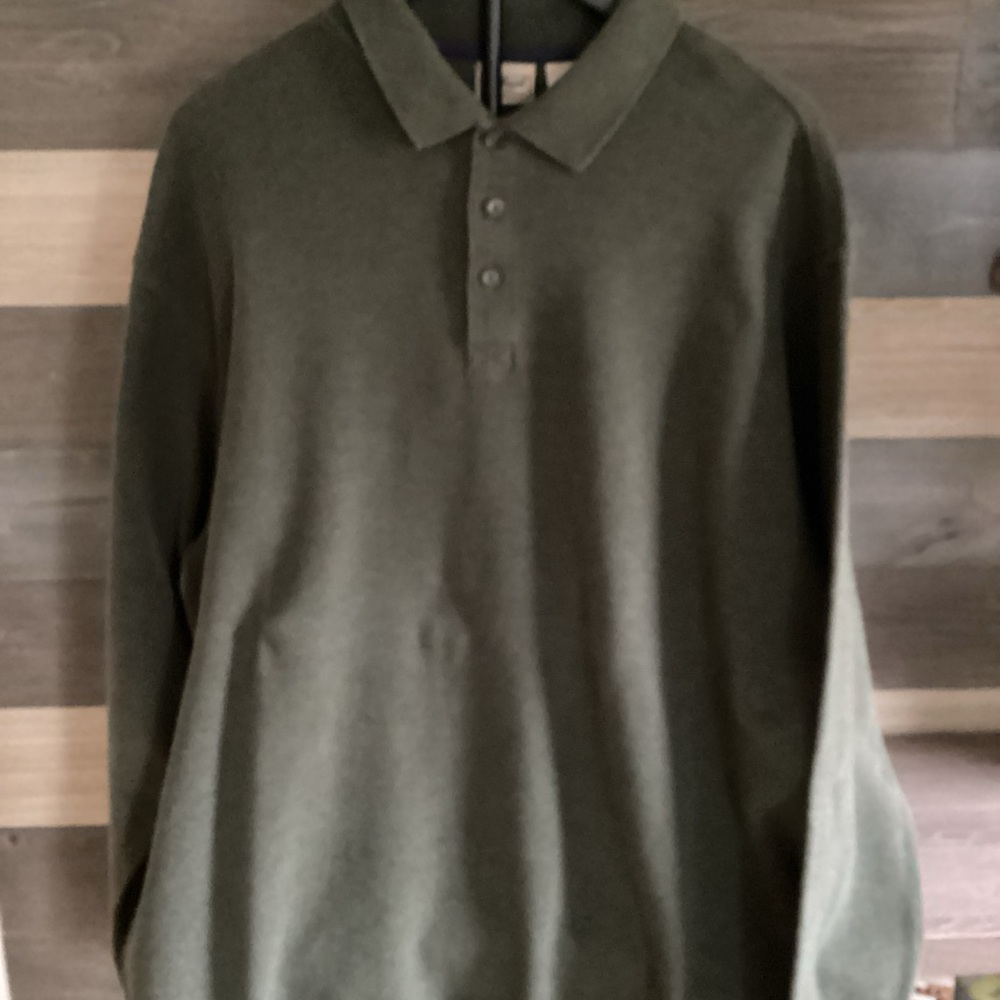 L.L. Bean Olive Polo‎ Shirt